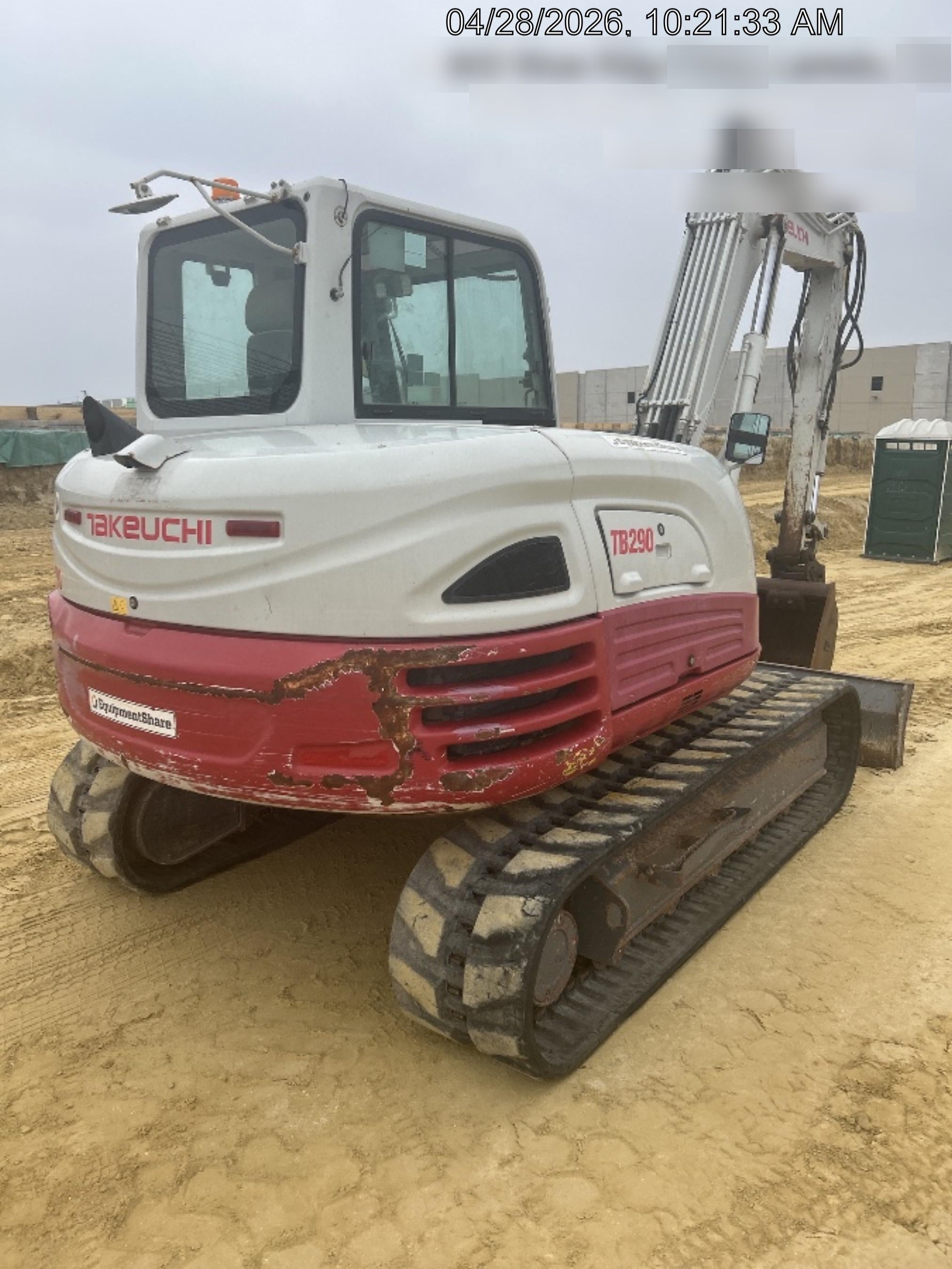 2019 TAKEUCHI TB290