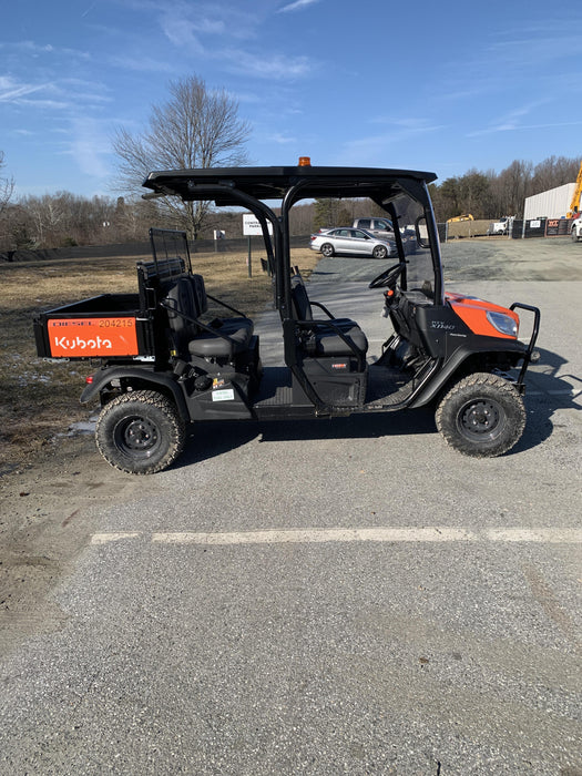 2022 Kubota RTV-X1140W-H Plastic Canopy, Windshield Acrylic Clear, LED Strobe Light, Wire Harness Kit, Back up Alarm