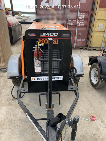 2022 Lincoln Electric LE400 Kubota V1505, Trlr, Cable Rack, Light Kit, ES Decals, T3