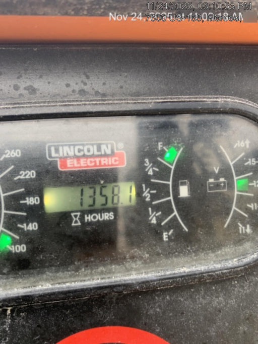 2021 Lincoln Electric Vantage 322 Vantage 322 Ready Pak 3 w/ Telematics & Decals, ORANGE (includes trailer, cable rack, fender light kit)