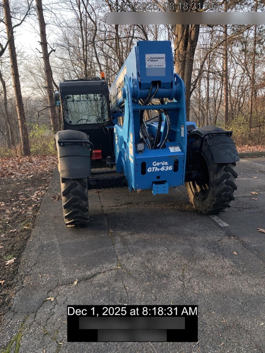 2020 Genie GTH-636 Cab/Heat/Air, Solid Tires, Work Lights, Beacon, Aux Hydraulics, Back up Alarm