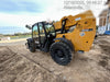 2019 JCB 509-42 Cab/Heat/Air, 74 HP, Solid Tires, STD Worklight, Beacon, Aux Hydraulics, Lifting Eye, Back up Alarm w/66" Carriage/60" Forks