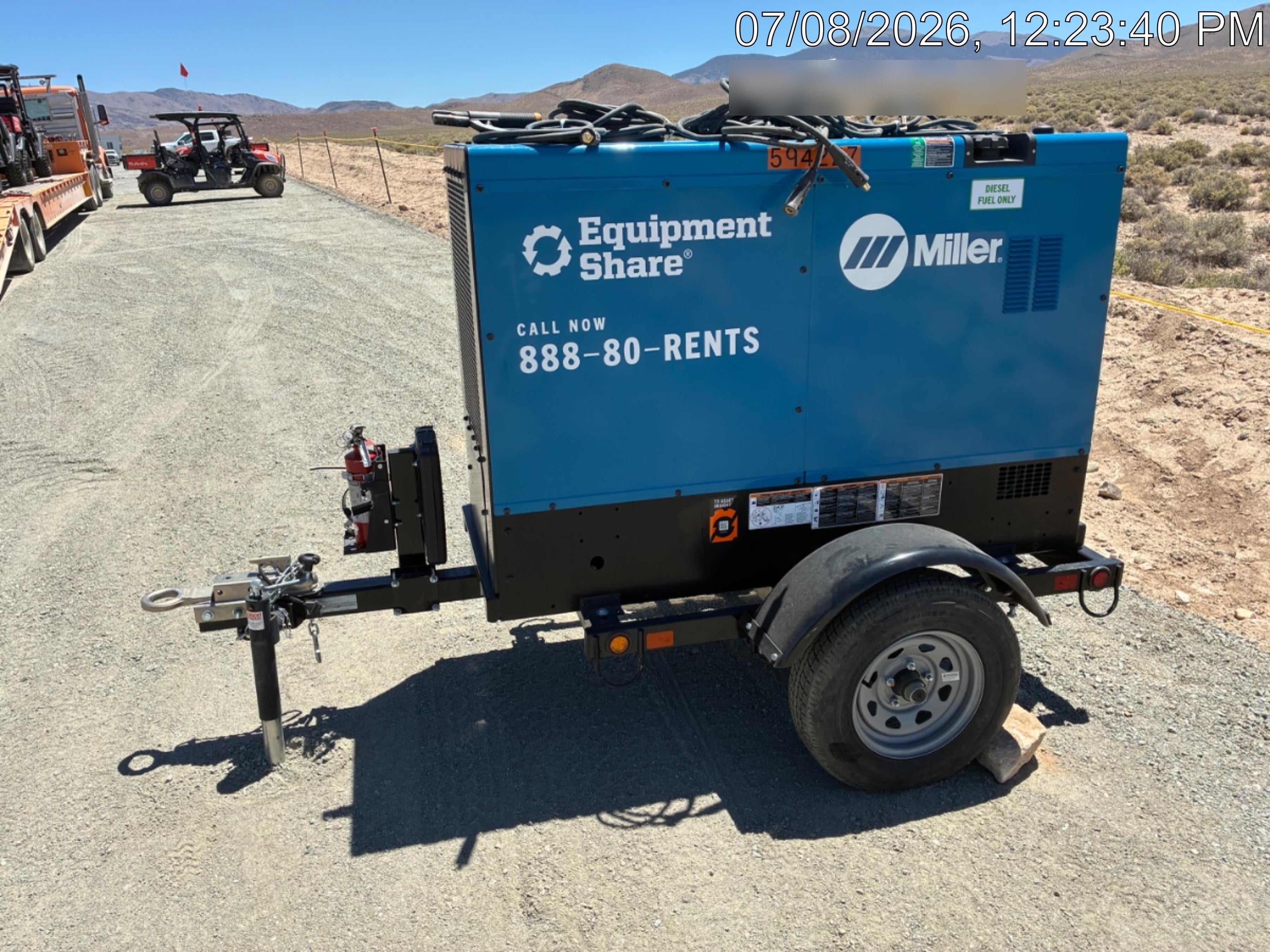 2025 MILLER ELECTRIC BIG BLUE 500