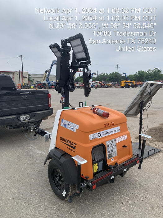 2024 Generac MLT2 Diesel, Flex Switch 120V Input, Powerzone Controller, 
(4) 320W LED Lights, 4kW Generator, 39.9 Gal Fuel Tank, 2" Ball, T3