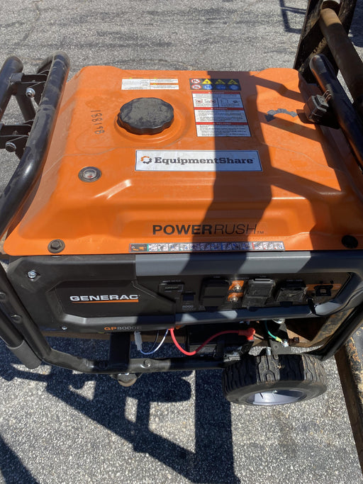 2021 Generac GP8000E Portable Generator