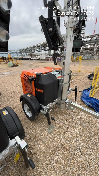 2024 Wanco WLTT-4MM4K Diesel, Deep Sea Controller, Shore Power Plug, Auto Start, (4) 350W LED Floodlights, 4kW Generator, 60 Gal Fuel Tank, 2" Ball, T3