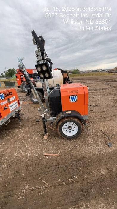 2024 Wanco WLTT-4MM4K Diesel, Deep Sea Controller, Shore Power Plug, Auto Start, (4) 350W LED Floodlights, 4kW Generator, 60 Gal Fuel Tank, 2" Ball, T3