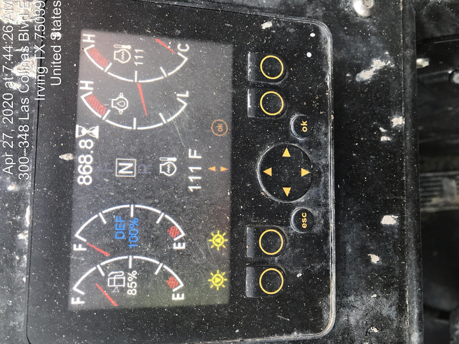 2019 Manitou MTA10055 Canopy, 120 HP, Solid Tires, Work Lights, Lift Hook, Auxiliary Hydraulics 66" Carriage and 60" Forks