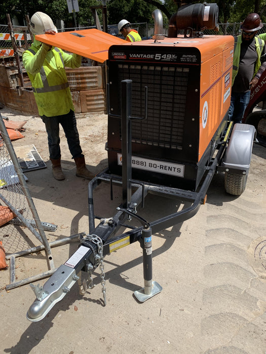 2022 Lincoln Electric Vantage 549X Crosslink Technology, Trailer Mounted, ES Decals, T3