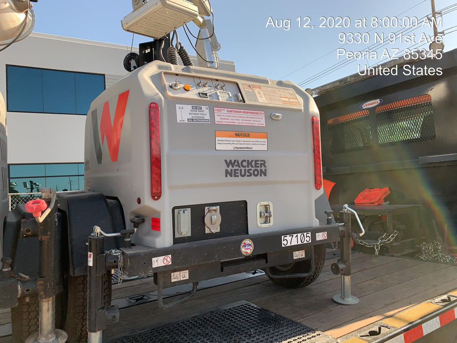 2019 Wacker Neuson LTV6K-LED Standard LED Towable Light Tower w/None