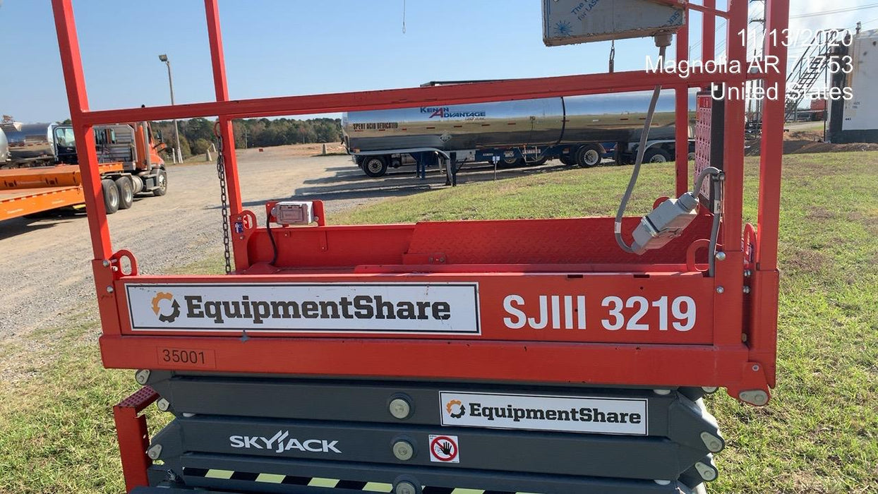 2019 Skyjack SJIII-3219 Standard Options, Trojan Batteries