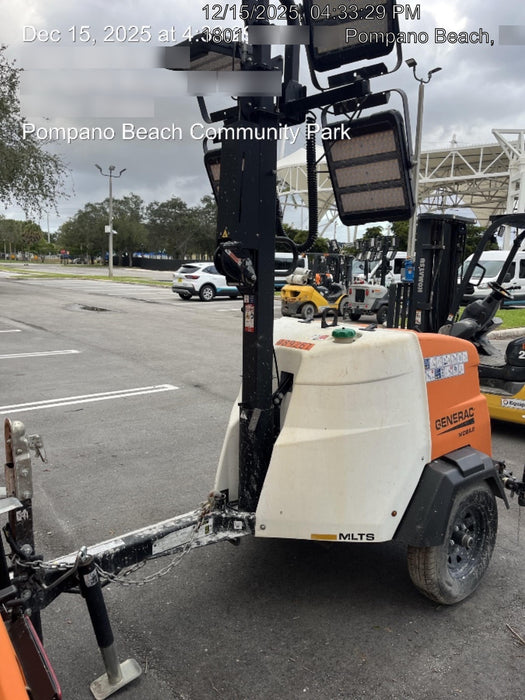 2025 Generac MLTS-4 Diesel, Mitsubishi L2E, 7.1 hp @1800 rpm, Flex Switch 120V Input, Powerzone Controller, (4) 320W LED Lights, 4kW Generator, 39.9 Gal Fuel Tank, 2" Ball, T3, ES Decals