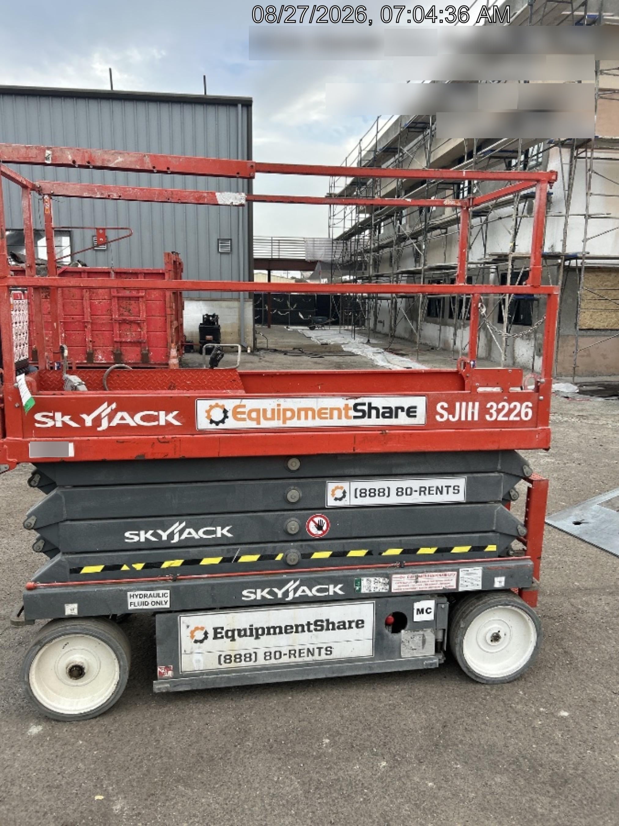 2019 Skyjack SJIII-3226 Standard w/Trojan Batteries