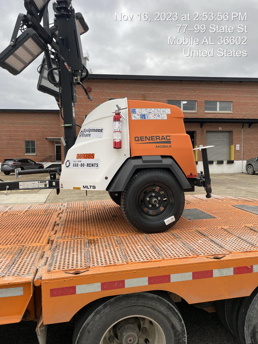 2023 Generac MLT2 Diesel, Flex Switch 120V Input, Powerzone Controller, 
(4) 320W LED Lights, 4kW Generator, 39.9 Gal Fuel Tank, 2" Ball, T3