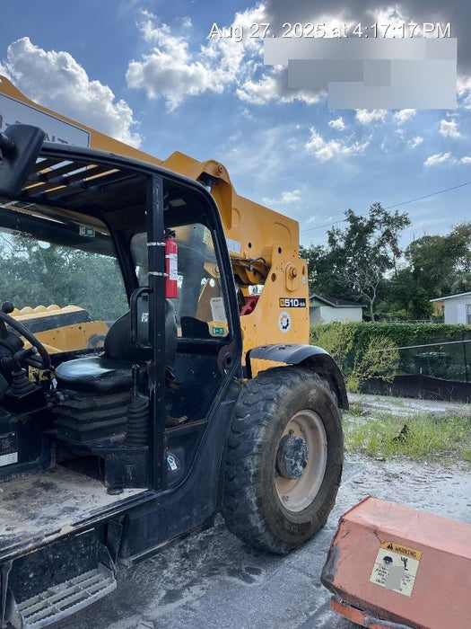 2020 JCB 510-56 Canopy, Solid Tires, Work Lights, Beacon, Aux Hydraulics, Back up Alarm, Lifting Eye, ES Decals