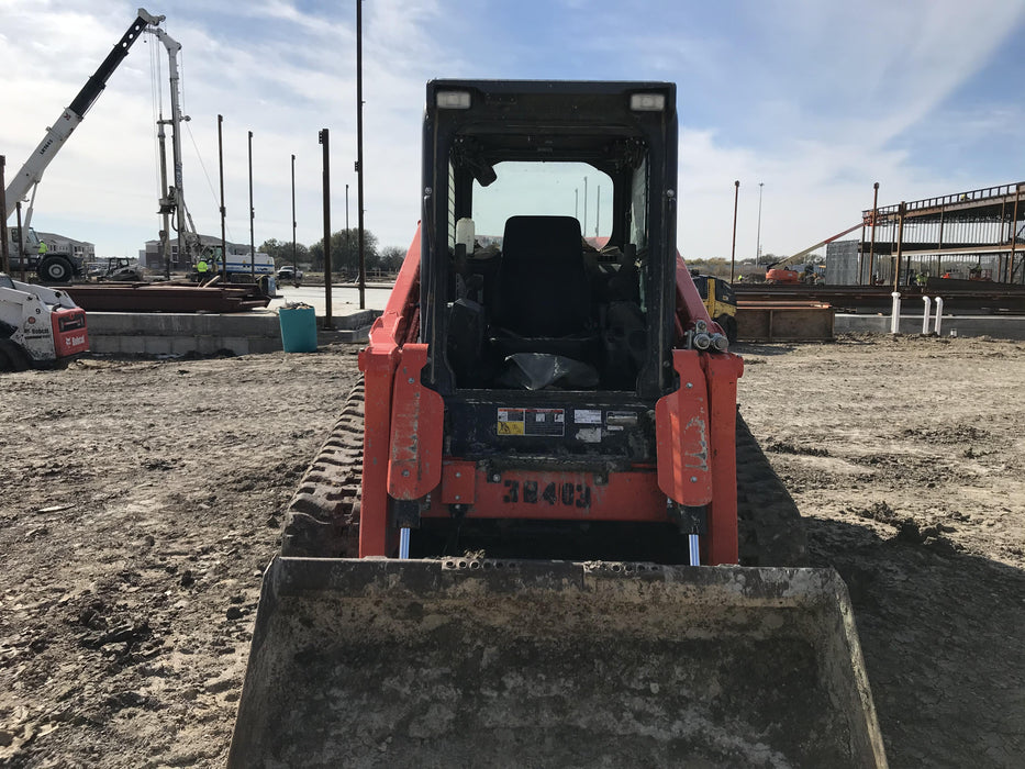 2019 Kubota SVL95-2S Cab/Heat/Air, Standard Tracks, Standard Flow, Hydraulic QC 80" HD w/ Smooth Cutting Edge