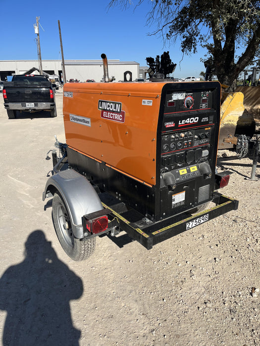 2022 Lincoln Electric LE400 Kubota V1505, Trlr, Cable Rack, Light Kit, ES Decals, T3