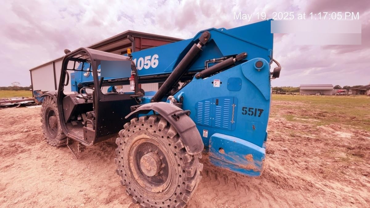 2017 Genie GTH-1056 Genie GTH1056, Solid Tires, 60" carriage, Open ROPS