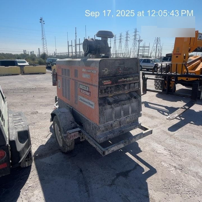 2021 Lincoln Electric Vantage 549X Ready Pak 3, ORANGE (includes trailer, cable rack, fender light kit)