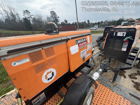 2021 Lincoln Electric Vantage 322 Vantage 322 Ready Pak 3 w/ Decals, ORANGE (includes trailer, cable rack, fender light kit) NO Telematics