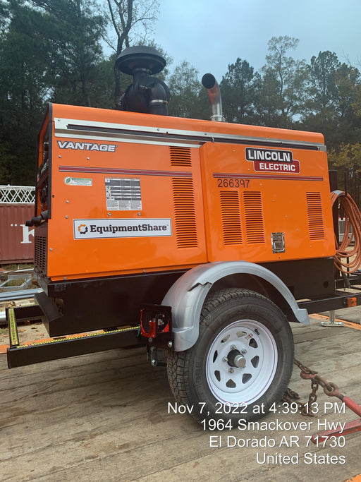 2022 Lincoln Electric Vantage 549X Crosslink Technology, Trailer Mounted, ES Decals, T3