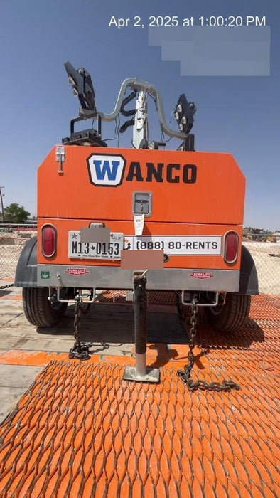 2024 Wanco WLTT-4MM4K Diesel, Deep Sea Controller, Shore Power Plug, Auto Start, (4) 350W LED Floodlights, 4kW Generator, 60 Gal Fuel Tank, 2" Ball, T3