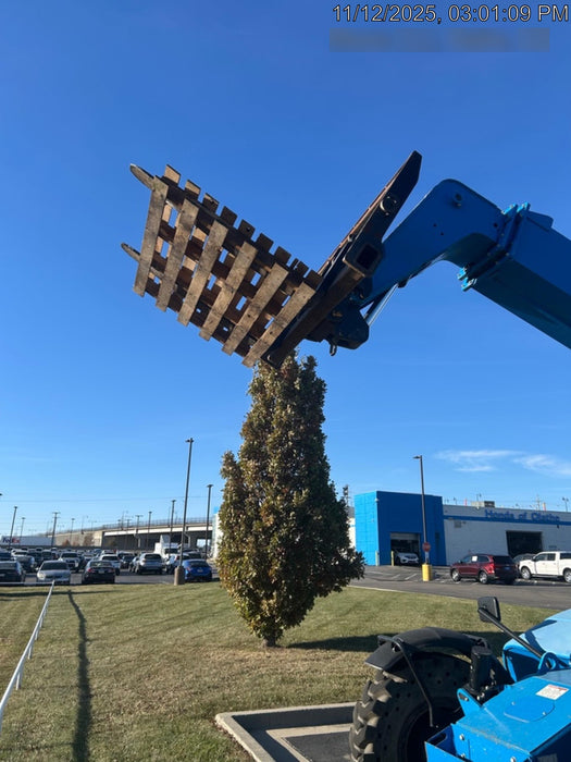 2019 Genie GTH-844 Cab/Heat/AC, Solid RT Tires, LED Work Lights, Beacon 60" QA Carriage, 48" Forks