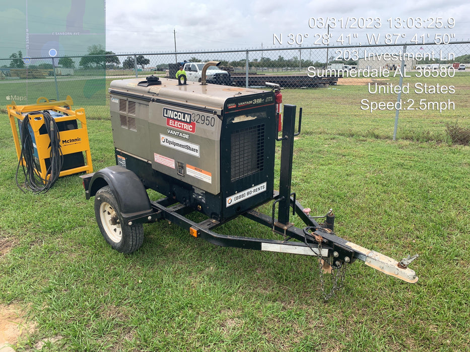 2022 Lincoln Electric LE400 Kubota V1505, Trlr, Cable Rack, Light Kit, ES Decals, T3