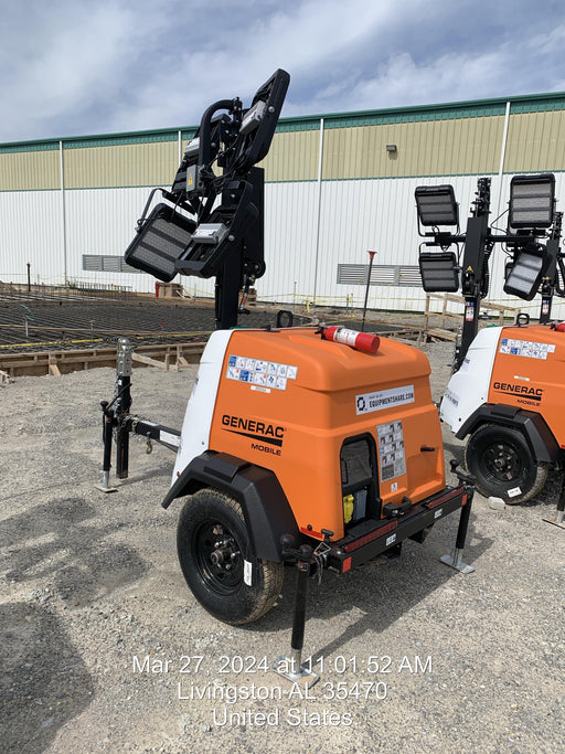 2024 Generac MLT2 Diesel, Flex Switch 120V Input, Powerzone Controller, 
(4) 320W LED Lights, 4kW Generator, 39.9 Gal Fuel Tank, 2" Ball, T3