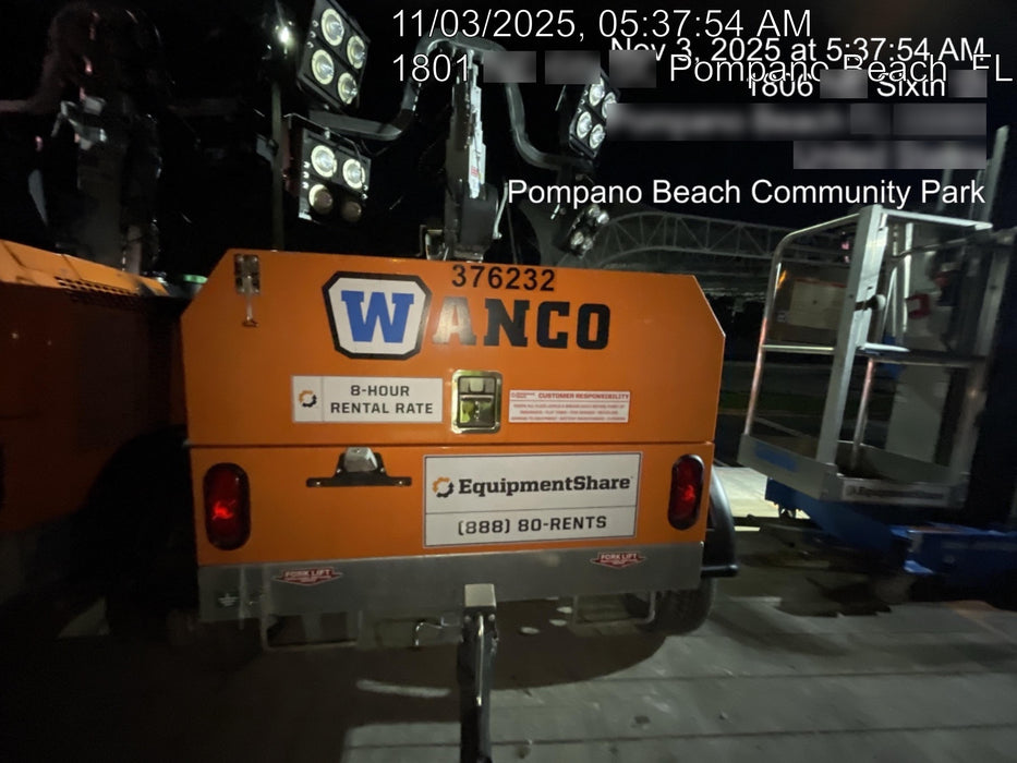 2023 Wanco WLTT-4MM4K Diesel, Deep Sea Controller, Shore Power Plug, Auto Start, (4) 350W LED Floodlights, 4kW Generator, 60 Gal Fuel Tank, 2" Ball, T3
