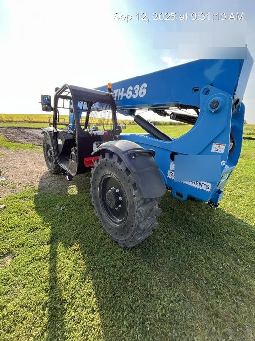 2018 Genie GTH-636 Genie GTH-636 w/Open ROPS, Solid Tires, Work Light/Beacon, 48" Carriage and Forks
