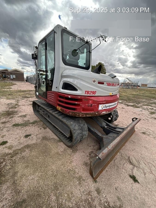 2020 Takeuchi TB290C Cab/Heat/Air, Rubber Tracks, Manual TAG QC