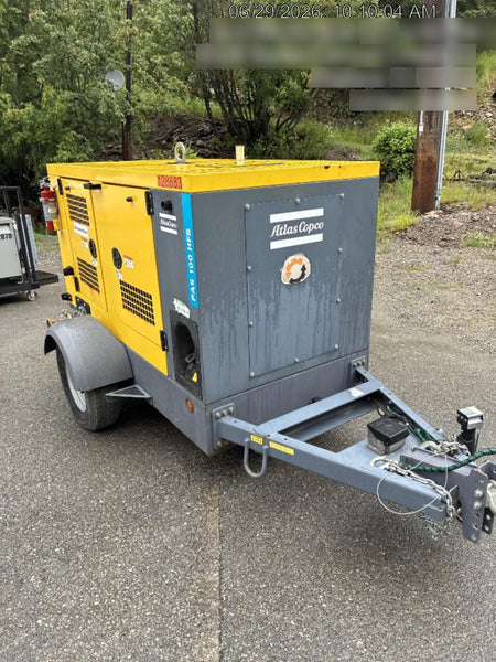 2020 ATLAS COPCO PAS 100 HF CS Enclosed