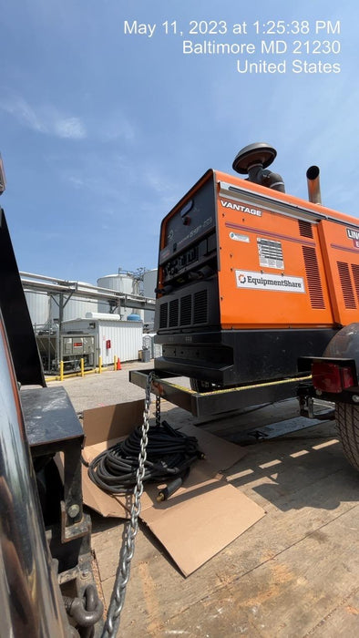 2021 Lincoln Electric Vantage 549X Ready Pak 3, ORANGE (includes trailer, cable rack, fender light kit)