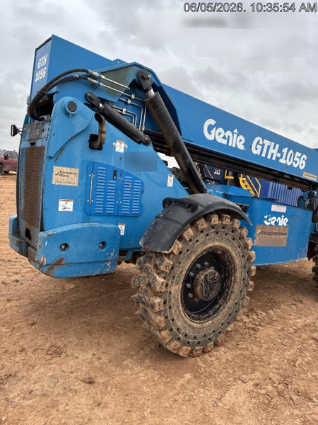 2018 Genie GTH-1056 Genie GTH-1056 w/ROPS, Work Lights, Solid Tires, RH Cab Mesh, Beacon, 60" Carriage and Forks