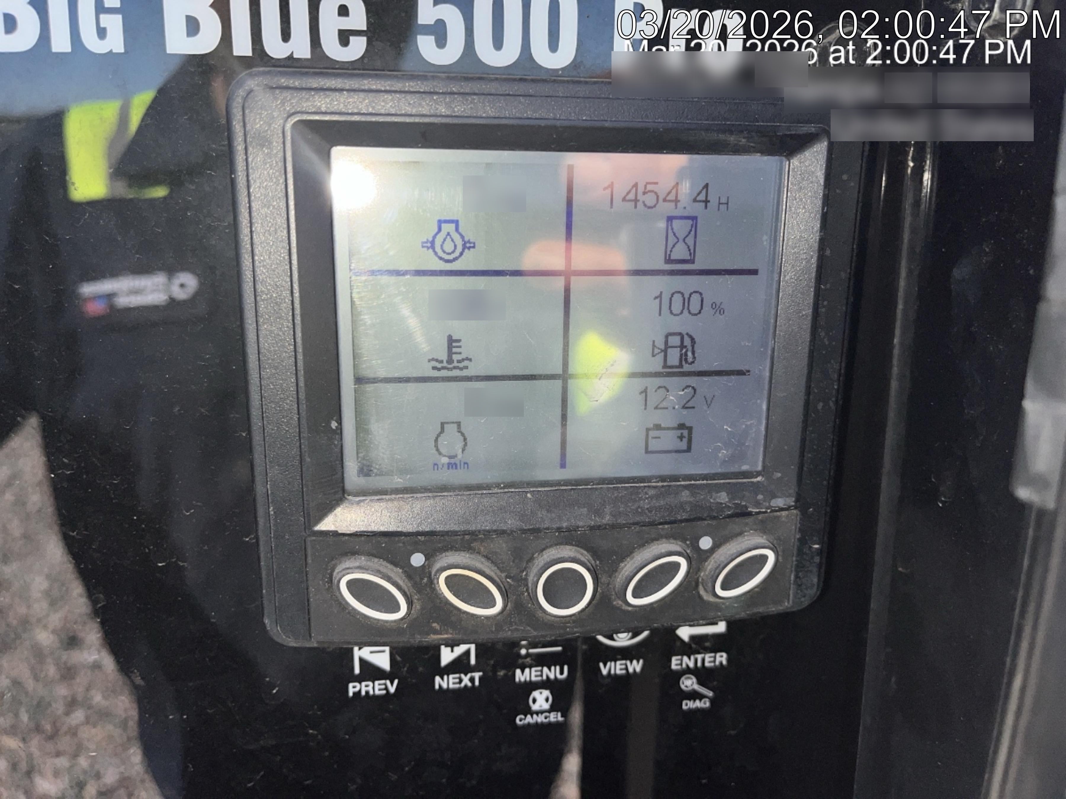 2020 MILLER ELECTRIC BIG BLUE 500