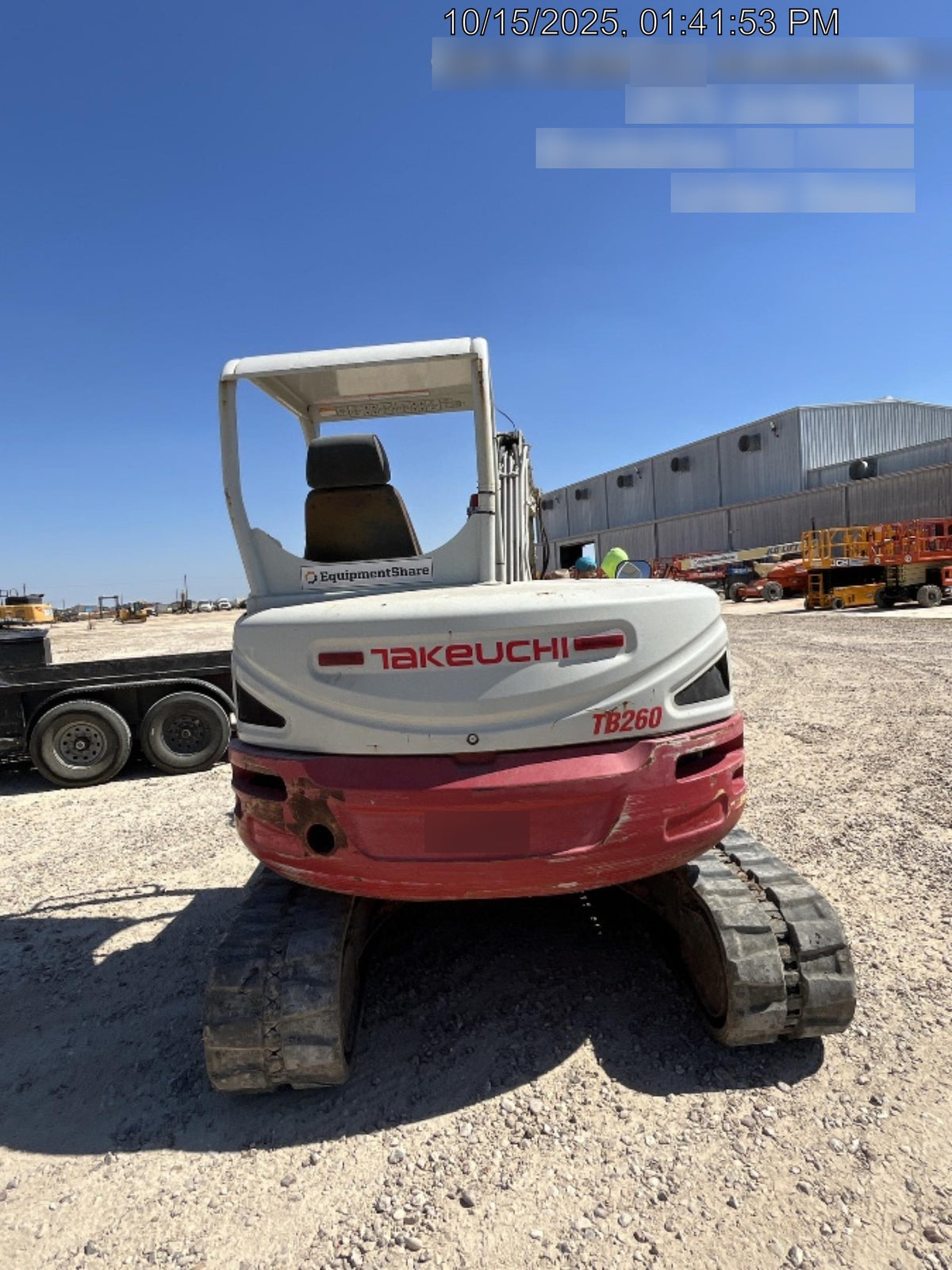2019 TAKEUCHI TB260