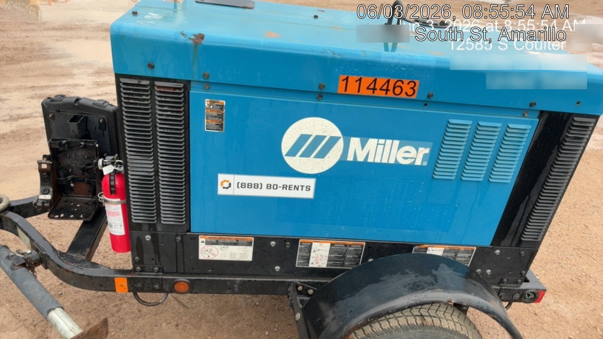 2020 Miller Electric BIG BLUE 400 Trailer Mounted Welder