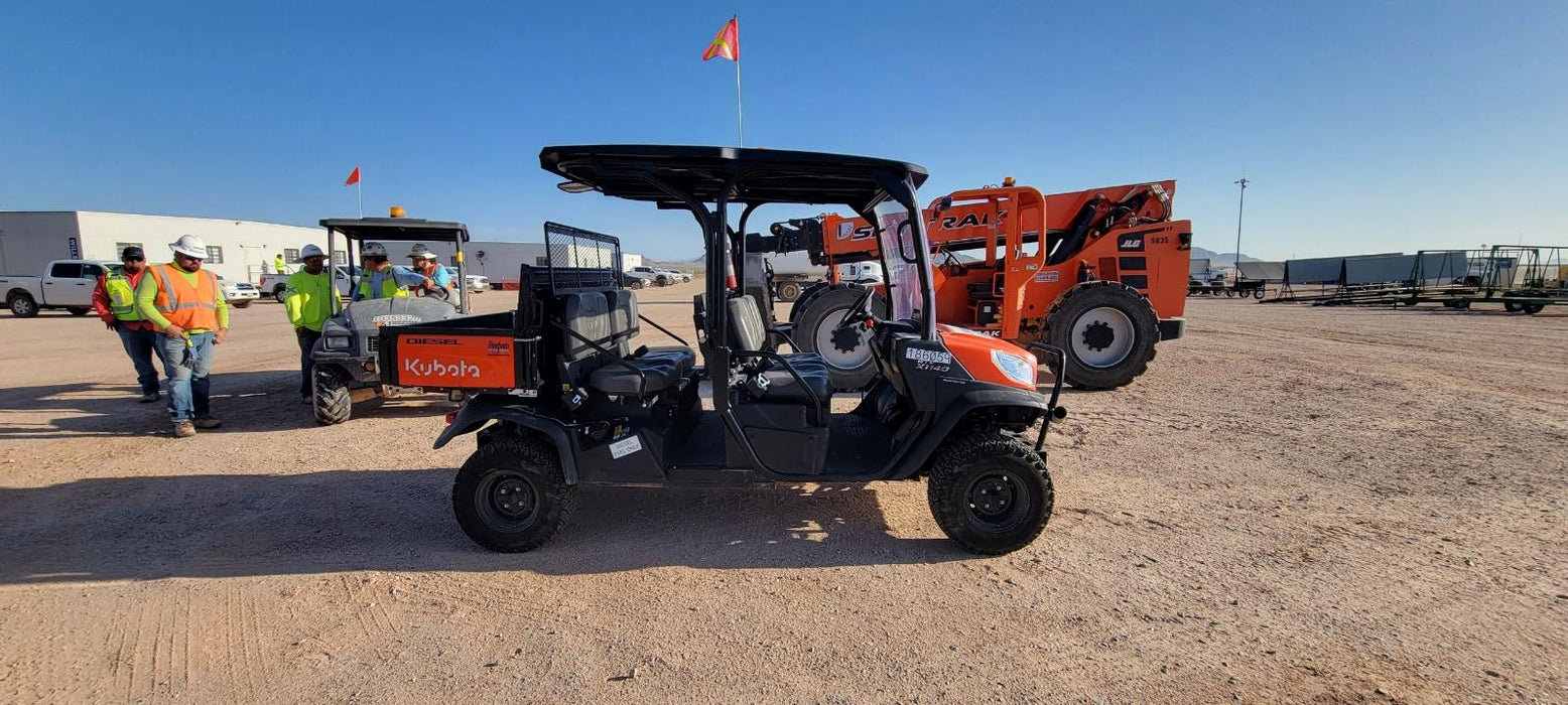 2021 Kubota RTV-X1140W-H Plastic Canopy, Windshield Acrylic Clear, LED Strobe Light, Wire Harness Kit, Back up Alarm