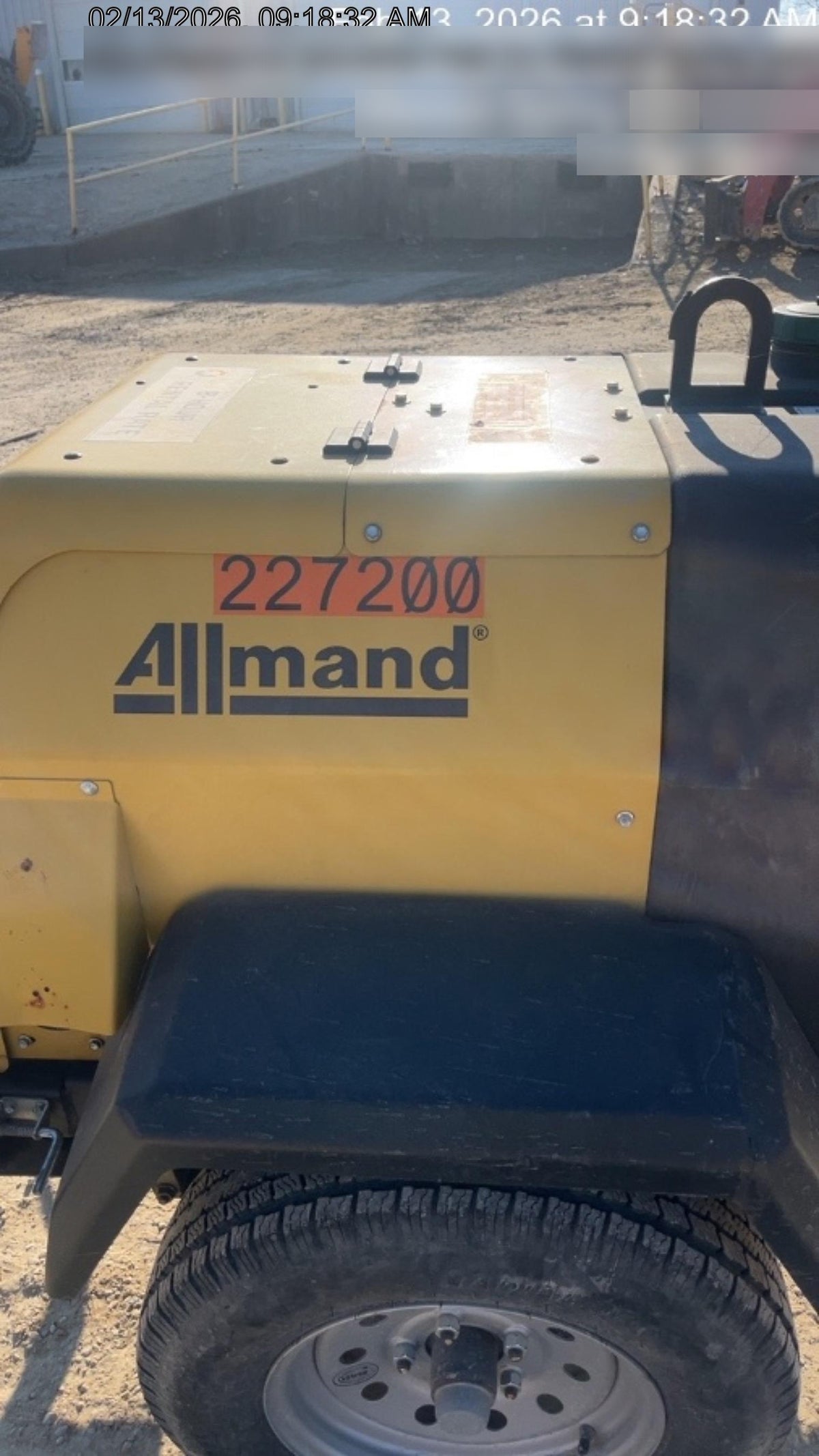 2022 Allmand NLV3GR (4) LED Light Fixture 350W, 23' Vertical Mast, 3kW Prime, Towable, Deep Sea L401, Leveling Jacks, Yanmar T4F 5.8hp