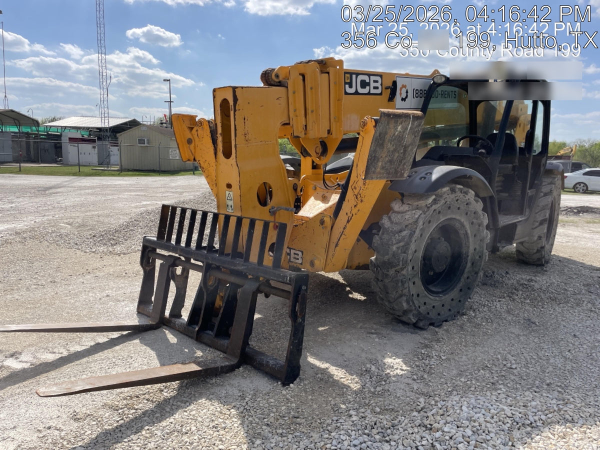 2020 JCB 512-56 Canopy, 74Hp, Solid Tires, Work Lights, Beacon, Aux Hydraulics, Back up Alarm, Lifting Eye, ES Decals