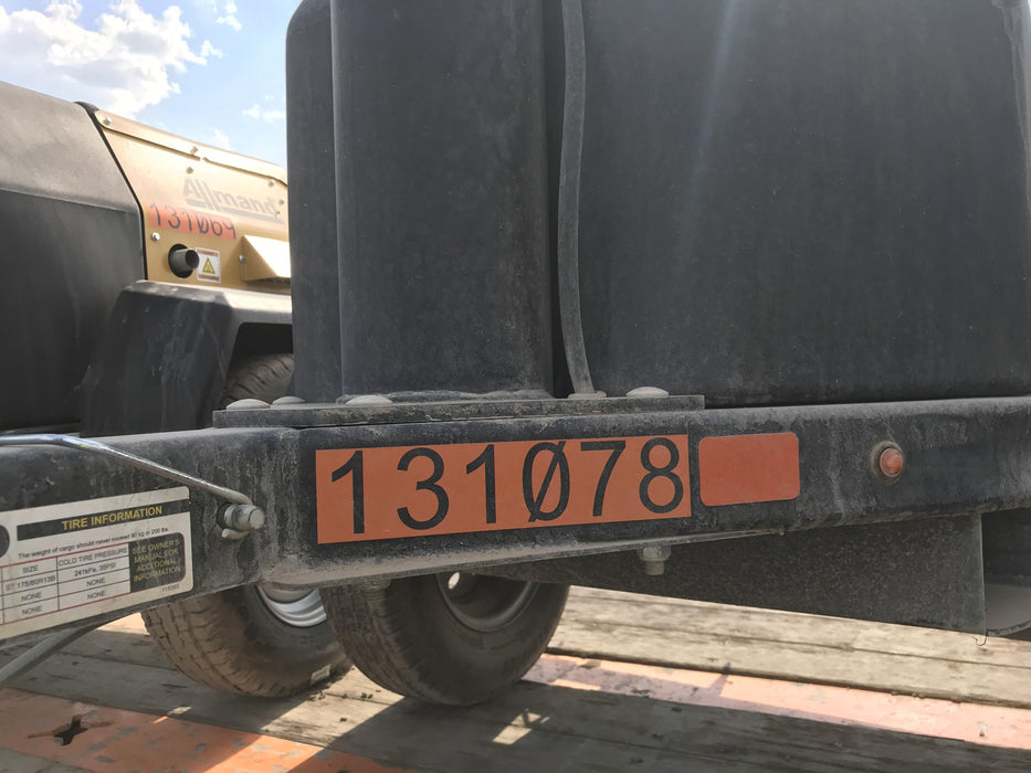 2021 Allmand NLV3GR (4) LED Light Fixture 350W, 23' Vertical Mast, 3kW Prime, Towable, Deep Sea L401, Leveling Jacks, Yanmar T4F 5.8hp