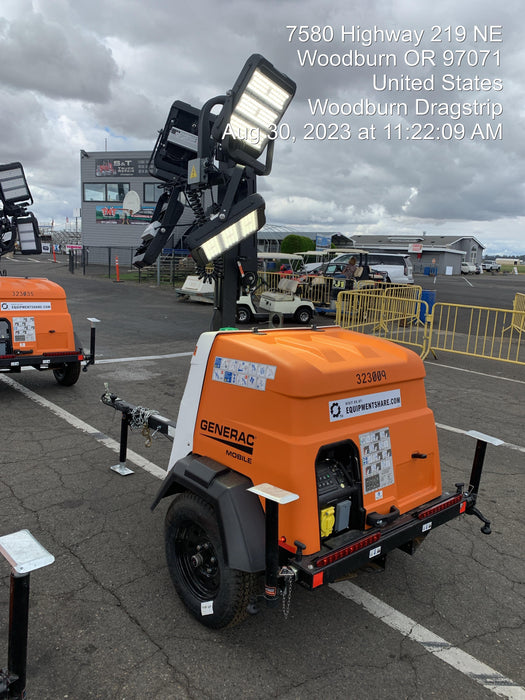 2023 Generac MLT2 Diesel, Flex Switch 120V Input, Powerzone Controller, (4) 320W LED Lights, 4kW Generator, 39.9 Gal Fuel Tank, 2" Ball, T3