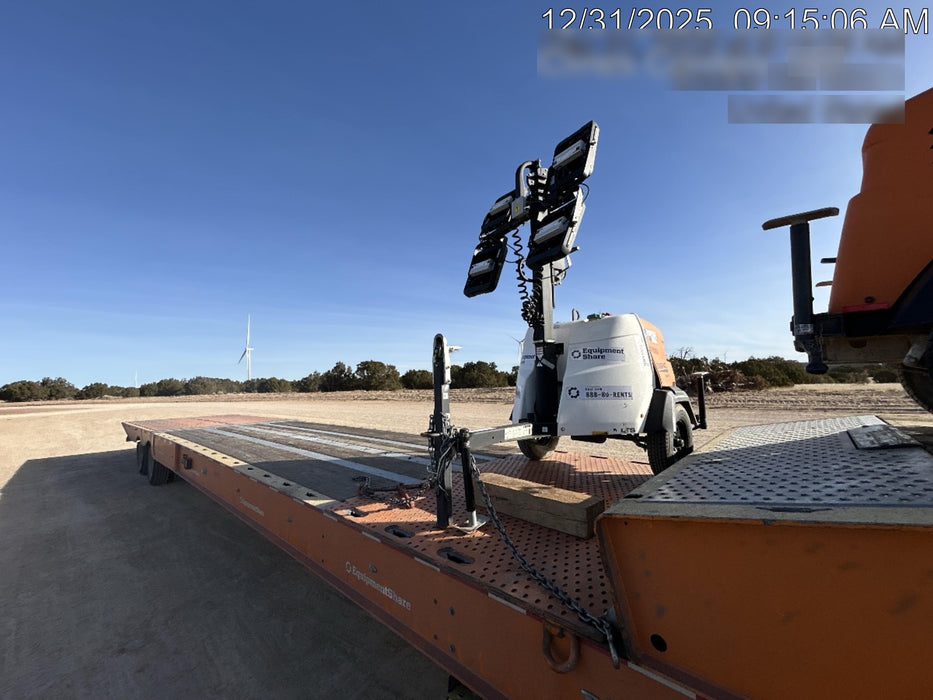 2023 Generac MLT2 Diesel, Flex Switch 120V Input, Powerzone Controller, 
(4) 320W LED Lights, 4kW Generator, 39.9 Gal Fuel Tank, 2" Ball, T3