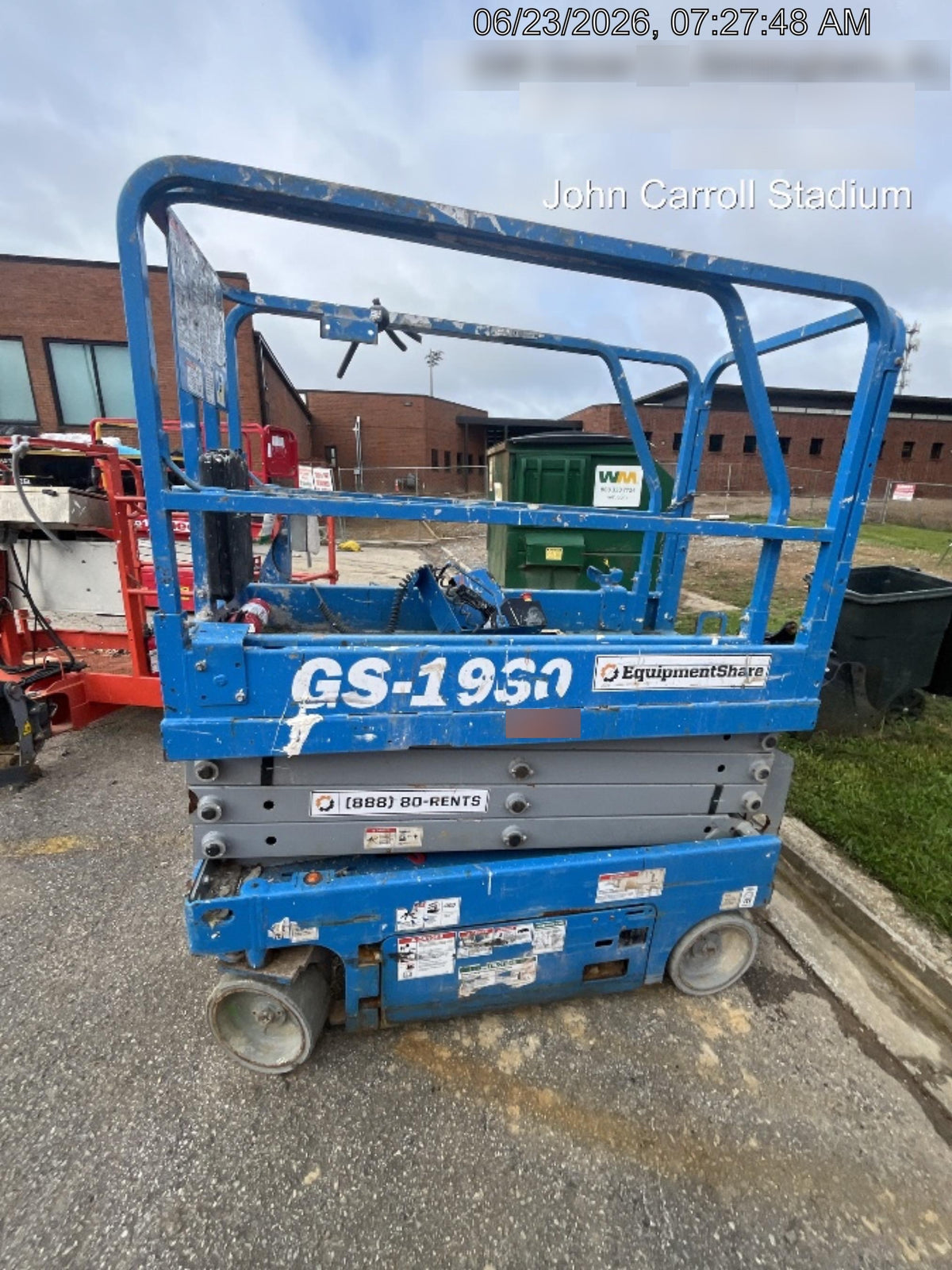 2020 Genie GS-1930 Fixed rails with chain entry gate - Pre A92.20