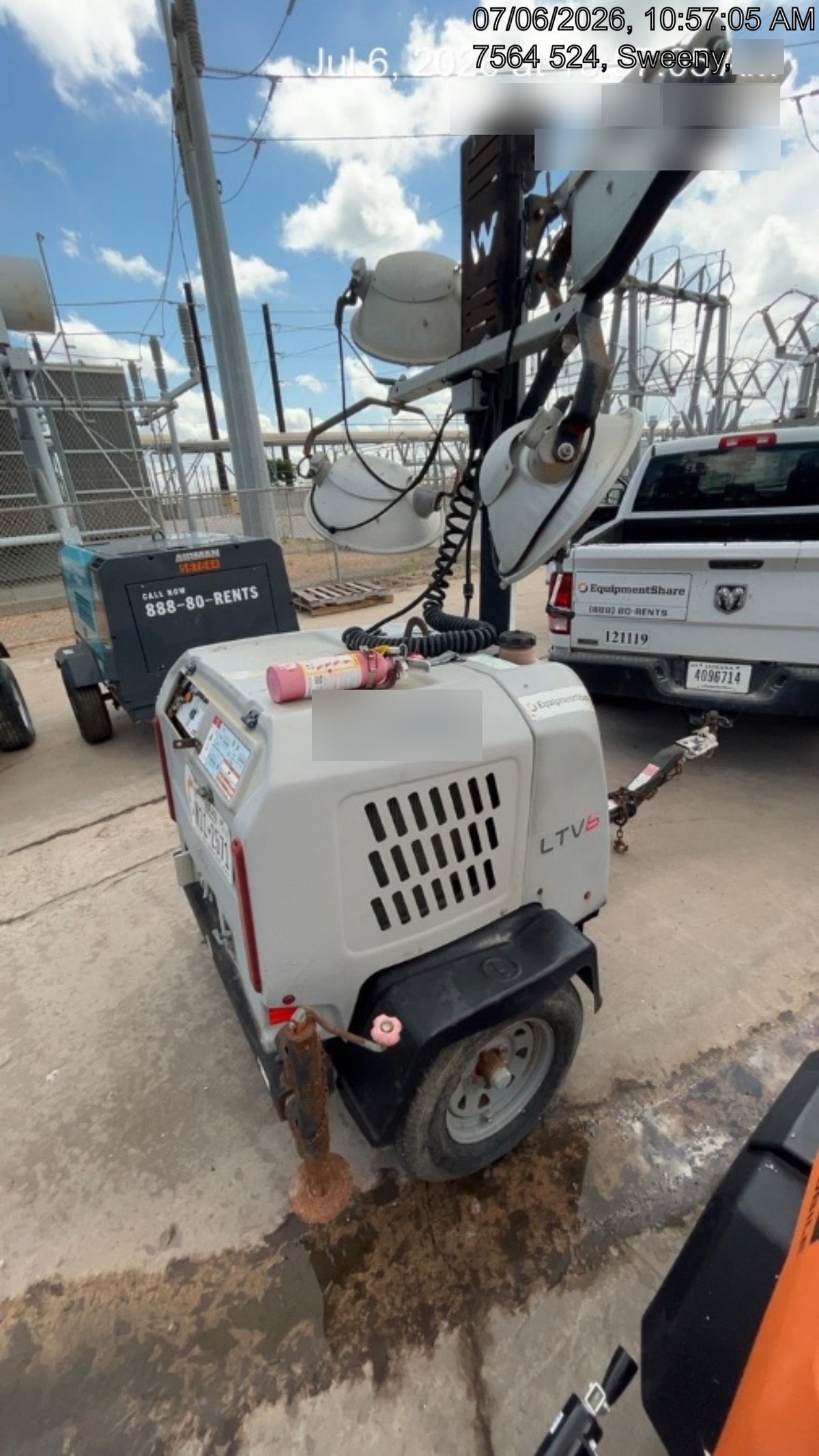 Wacker Neuson LTV6K-MH Wacker Neuson LTV6K Towable Light Tower