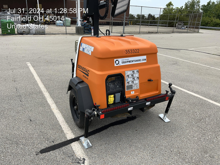 2023 Generac MLT2 Diesel, Flex Switch 120V Input, Powerzone Controller, (4) 320W LED Lights, 4kW Generator, 39.9 Gal Fuel Tank, 2" Ball, T3