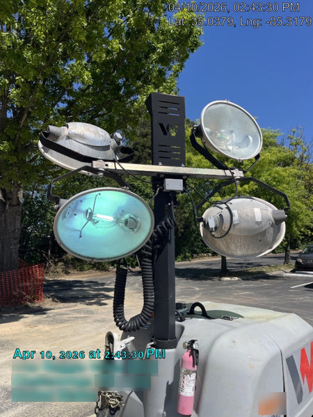 2019 Wacker Neuson LTV6L-MH Wacker Neuson LTV6L Mobile Light Tower w/Fuel Level Sensor Installed