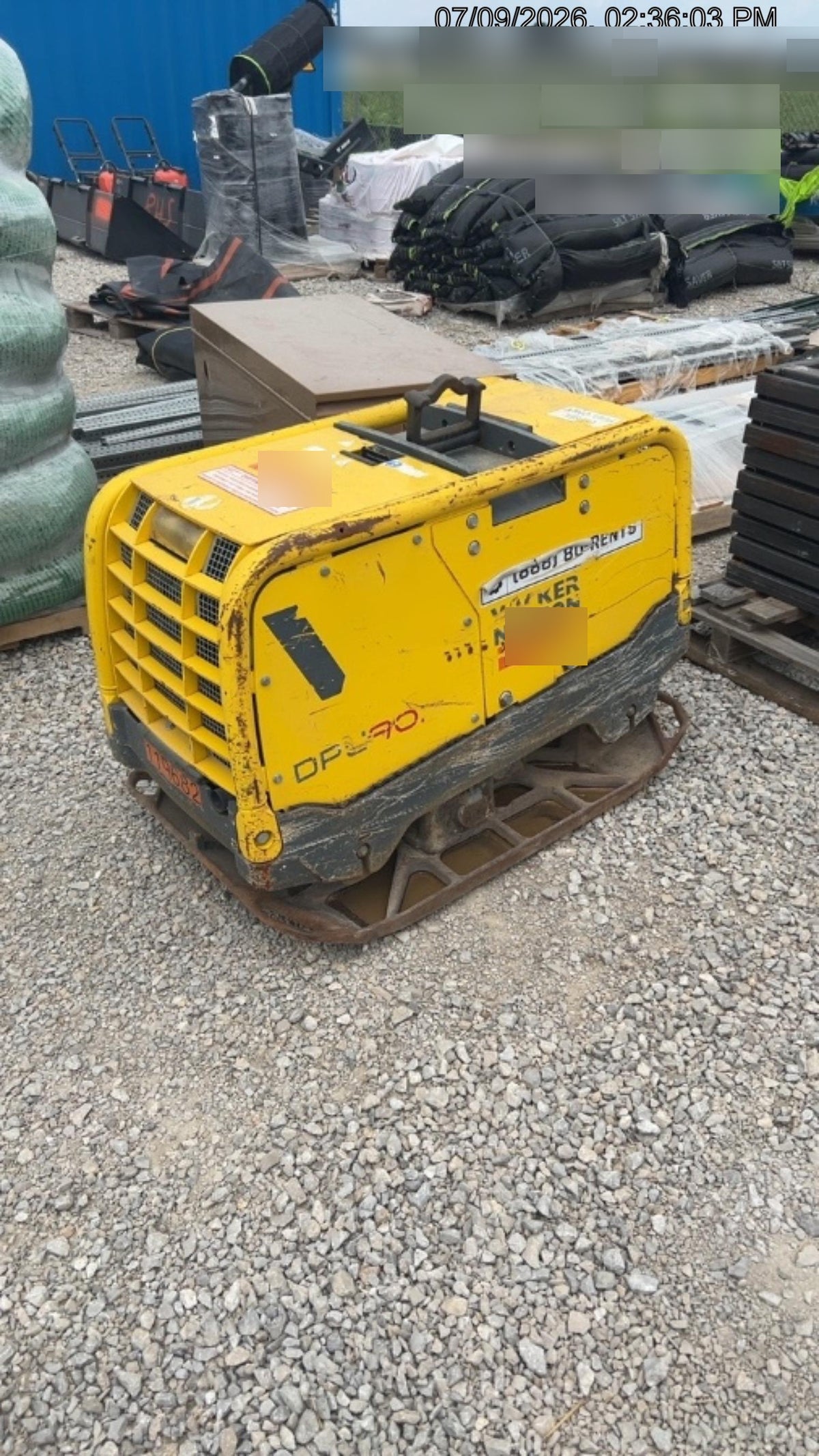 2020 Wacker Neuson DPU90r Vibration plate