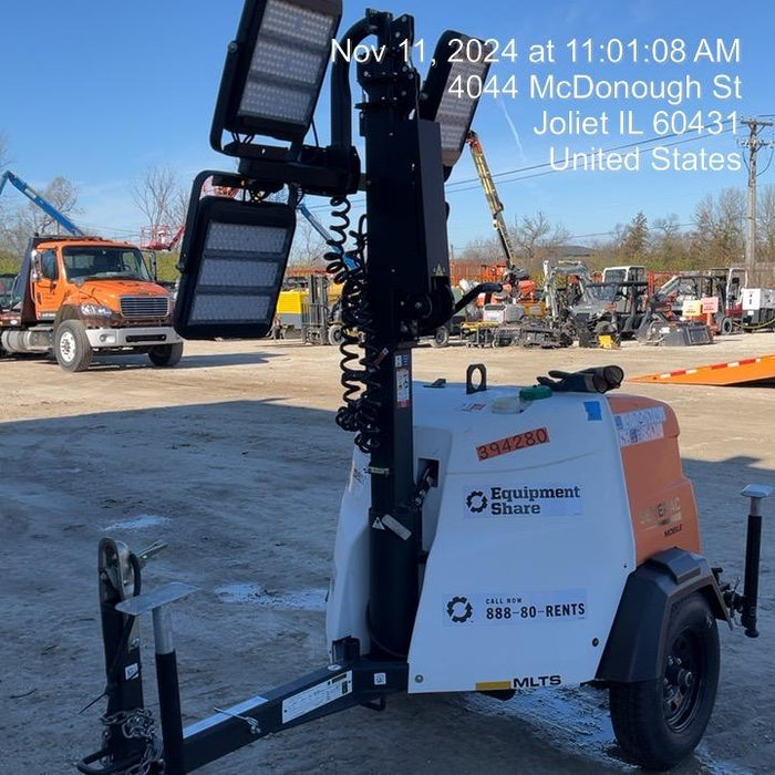 2024 Generac MLT2 Diesel, Flex Switch 120V Input, Powerzone Controller, 
(4) 320W LED Lights, 4kW Generator, 39.9 Gal Fuel Tank, 2" Ball, T3